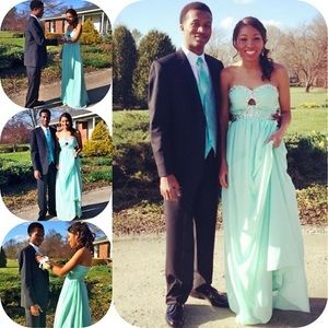Mint Green Prom Dress